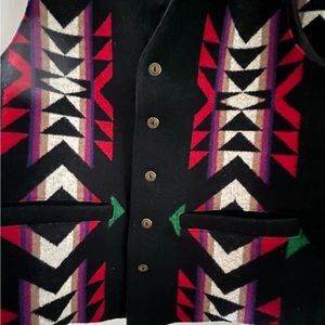 Pendleton Wool Western Wear Southwestern Vest